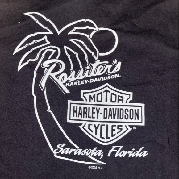NWT Harley-Davidson Legendary Florida Black Short Sleeve Tee Size XL - Picture 6 of 6